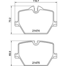 Колодки тормозные DC2220P17 DC Brakes Street STR.S+ задние BMW 3 G20; TOYOTA SUPRA 2019->