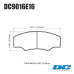 Колодки тормозные DC9016E16 DC Brakes RT.2 16mm ALCON H type; AP RACING; HPB тип 5; PROMA 4 порш