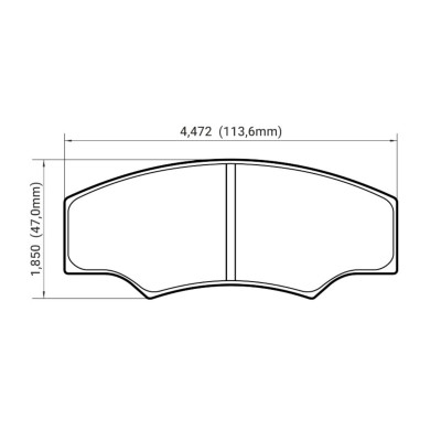 Колодки тормозные DC9016P16 DC Brakes Street STR.S+ 16mm ALCON H type; AP RACING; PROMA 4 порш