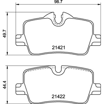 Колодки тормозные DC9057P16 DC Brakes Street STR.S+ задние BMW 3 G20; 2 G42; 4 G22
