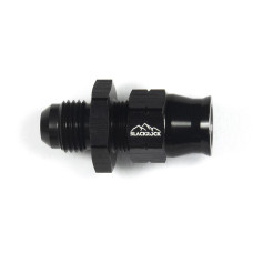 Фитинг AN-06, прямой "папа" Hardline, алюминий, BLACKROCK LAB H06-001-MABK