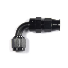 Фитинг AN-06, 90°, "мама" Hardline, алюминий, BLACKROCK LAB H06-090-BK