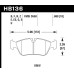 Колодки тормозные HB136B.690 HAWK HPS 5.0; 18mm