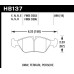 Колодки тормозные HB137S.690 HAWK HT-10 BMW, Porsche 18 mm