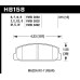 Колодки тормозные HB158EE.515 HAWK Blue 42; Mazda RX-7 (Rear) 13mm