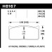 Колодки тормозные HB167Q.778 HAWK DTC-80; AP Racing, Alcon, Brembo 20mm