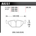 Колодки тормозные HB227Q.630 HAWK DTC-80; BMW (Rear) 16mm