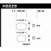 Колодки тормозные HB229F.580