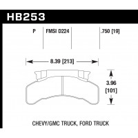 Колодки тормозные HB253P.750 HAWK SuperDuty