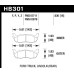 Колодки тормозные HB301B.630