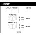 Колодки тормозные HB311E.591 HAWK Blue 9012 Toyota 16 mm