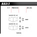 Колодки тормозные HB317Y.591 HAWK LTS; 15mm Колодки тормозные HB317Y.591 HAWK LTS; 15mm