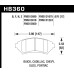 Колодки тормозные HB360B.670 HAWK HPS 5.0; 17mm