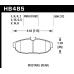 Колодки тормозные HB485V.656 HAWK DTC-50; Mustang (Rear) 17mm