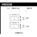 Колодки тормозные HB526Z.665 HAWK PC передние Hummer H3