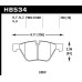 Колодки тормозные HB534B.750 HAWK HPS 5.0; 19mm