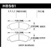 Колодки тормозные HB561B.710