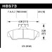 Колодки тормозные HB573F.615 HAWK HPS