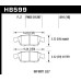 Колодки тормозные HB599B.616