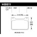 Колодки тормозные HB611V.490 HAWK DTC-50; Wilwood 7912 13mm