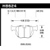 Колодки тормозные HB624B.642 HAWK Street 5.0 задние BMW E90 / E92 335i