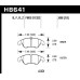 Колодки тормозные HB641N.696 HAWK HP Plus Audi A5, A4 (1LA), Q5