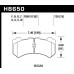 Колодки тормозные HB650B.730 HAWK HPS 5.0