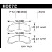 Колодки тормозные HB672Y.714 HAWK LTS, Ford F-150 2010-2013