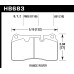 Колодки тормозные HB683B.651 HAWK HPS Range Rover Sport/Supercharged Brembo 2005-2013