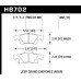 Колодки тормозные HB702B.662