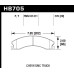 Колодки тормозные HB705Y.776 HAWK LTS Chevrolet Silverado 2011-2013