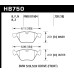 Колодки тормозные HB750F.720 HAWK HPS BMW 5 F10; 5 F11; 5 F18; 18mm