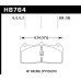 Колодки тормозные HB764N.628