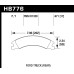 Колодки тормозные HB776P.671 HAWK SuperDuty; 17mm
