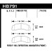 Колодки тормозные HB791B.714 HAWK HPS 5.0