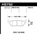 Колодки тормозные HB792Y.676 HAWK LTS