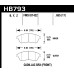 Колодки тормозные HB793Y.655 HAWK LTS