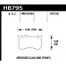 Колодки тормозные HB795B.618 HAWK Street 5.0; переднние A 45 AMG (W176); CLA 45 AMG (C117); GLA 45