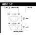 Колодки тормозные HB852F.755 HAWK HPS XJ (350, 358, 351); XF (250); XK; S-Type
