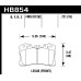 Колодки тормозные HB854Z.721 HAWK PC Lexus LS (F4), LS350, LS500 2017-> передние