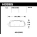 Колодки тормозные HB865Z.620 перед A4 B9 RS4; A5 F53; Q5 FYB; Q7 4MB; Akebono;