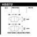 Колодки тормозные HB872B.760