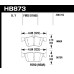 Колодки тормозные HB873B.590