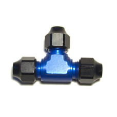 Фитинг AN-06, тройник, трубка-трубка-трубка, Hardline, алюминий, Goodridge HL814-06D