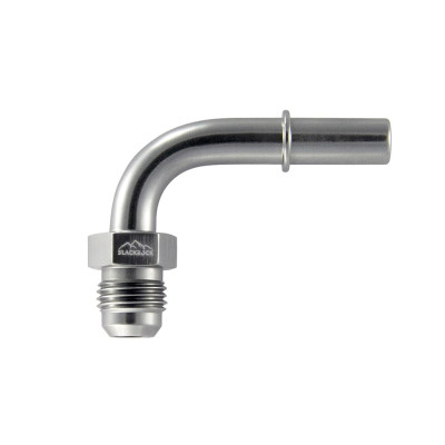 Фитинг AN-06 - 3/8" (9,5mm) быстросъём, 90° папа, BLACKROCK LAB L06-380-M090