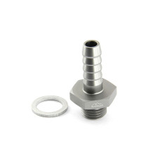 Адаптер П M18 x 1,5 mm - шланг PUSH FIT AN06 (9,5 mm, P406), BLACKROCK LAB, P06-M1815Ti