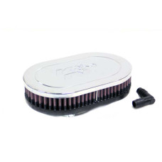 Фильтр нулевого сопротивления универсальный K&N RA-075V Chrome Filter