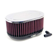 Фильтр нулевого сопротивления универсальный K&N RA-077V Chrome Filter