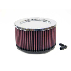 Фильтр нулевого сопротивления универсальный K&N RA-096V Chrome Filter