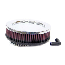 Фильтр нулевого сопротивления универсальный K&N RA-097V Chrome Filter